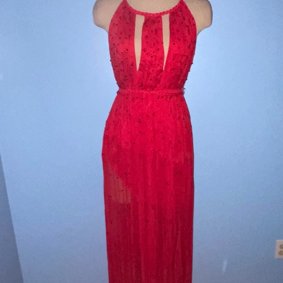 Free People Sienna Braided Embellished Maxi Dress-NOS - Picture 2 of 7